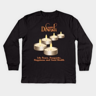 Happy Diwali Kids Long Sleeve T-Shirt